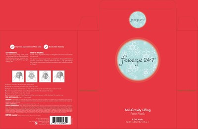 Image Of Carton (Freeze 24 7 Anti Gravity Lifting Face Mask Carton)